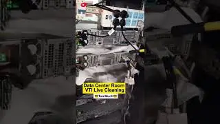 Keeping our servers clean is crucial for optimal performance and Con Data Center Room