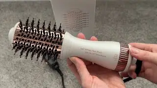 Stop Packing Multiple Hair Tools! 4-in-1 Travel Hair Dryer Brush Review & Demo