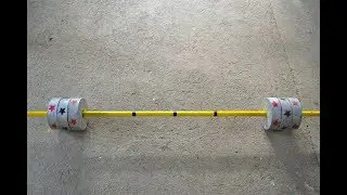 Homemade Barbell Bar- How to make a bar