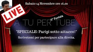 Parigi sotto attacco SPECIALE #A2XTube con Simona Sofra e Claudio Majorino