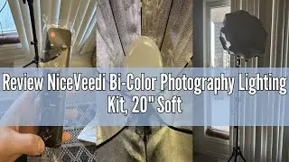 Review NiceVeedi Bi-Color Photography Lighting Kit, 20