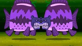 Squirdward attack by the Giant fish Sparta Pitch Effects Sponsored by Gamavision