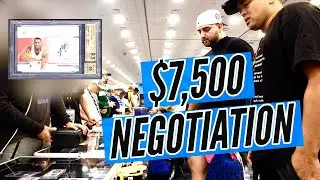 $7,500 Sports Card Negotiation - Lebron James Auto