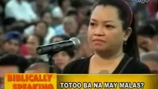 Biblically Speaking: Totoo ba na may malas?
