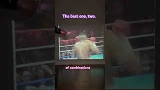 The best one two. #boxing #projector #voiceover #shorts #stevenasmith #julioc&eacute;sarch&aacute;vez #jab #cross
