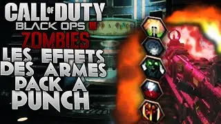 BO3 Zombies | Effets des Armes PACK A PUNCH (Feu d'artifice, Haut-fourneau..)
