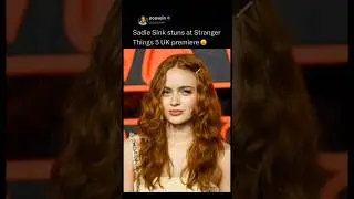 Sadie sink stuns at Stranger Things 5 UK premiere 🩷