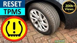 Как сбросить индикатор давления в шинах на VW Golf