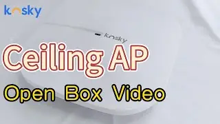 Kosky&rsquo;s KS-AP1800  1800M Wi-Fi 6 New-gen Ceiling AP Open Box Video
