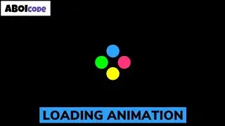 Loading Animation using HTML & CSS _ CSS Loading Spinner ||ABOI Code