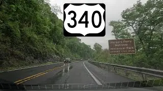 ⁴ᴷ⁶⁰ Driving US Route 340 from Knoxville, MD to Harpers Ferry, WV