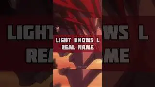 Light knows L's Real Name😨 | #anime #deathnote #lightyagami #lawliet #kira #animeshorts | BwH