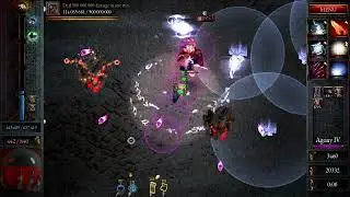 Halls of Torment | Cleric | Haunted Caverns Boss Fight - Agony (without the secret item) ~1min