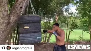 Wow Regis Prograis Unique Workout For His Sick Punching Power