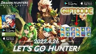 Dragon Hunters Heroes Legend & 5 Giftcodes Gameplay || All Redeem Codes Dragon Hunters Heroes Legend