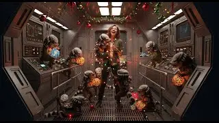 The Predator Cubs Encountered Christmas, Station Now Covered in Lights and Territorial Disputes