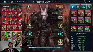Raid: Shadow Legends Evalman and Razelvarg