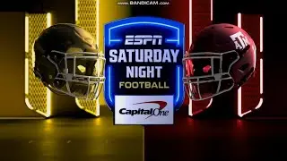 SEC on ABC intro | 7 Notre Dame @ 20 Texas A&M | 8/31/24