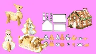 3D Christmas Cookie Cutter Set