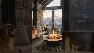 Cozy Winter Fireplace Ambience with Crackling Fire for Deep Sleep