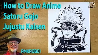 How to Draw Satoru Gojo Jujutsu Kaisen Sees