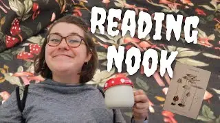 I made a whimsical mushroom themed reading nook [CC]