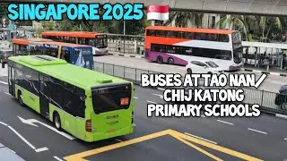Buses At Tao Nan/CHIJ Katong Primary Schools, Singapore 2025