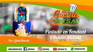 Pintado a mano alzada sobre fondant por Gina Barreto