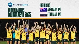 CommBank Young Matildas v Thailand U20 | Highlights | PacificAus Four Nations Tournament