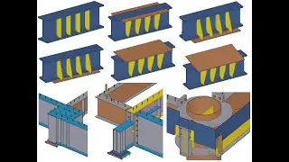 Tekla Open API training - Base connection - Part 1:  Multiple Stiffeners  - Improvements