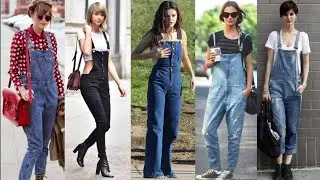Women Dungaree Outfits 2021 | Denim Dungaree Outfits