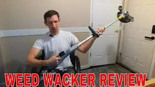 Weed wacker unboxing and demonstration | this thing is AMAZING