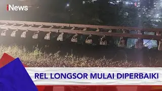 Rel Kereta Longsor di Bogor Sudah Dalam Perbaikan #iNewsSore 16/03