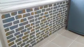 Taş Duvar Yapma - Duvara Stencil Uygulama - Tuğla Efekti
Brick Wall Paint