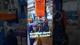 70+40 High-Speed PVC/PE Extruder#machine #wireworks #cable #aluminum #factory #welding #fyp