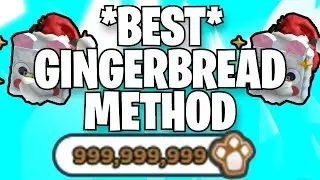 *BEST* GINGERBREAD GRIND METHOD | CHRISTMAS UPDATE | pet simulator x ROBLOX