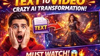Sirf TEXT se Movie Scene?! 😱 Crazy AI Magic||Text &rarr; Video in 1 Click 🤯 | Shocking AI Transformation