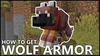 How To Get WOLF ARMOR In MINECRAFT