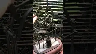 ANTIQUE 1800s UNUSUAL GIANT VERTICAL LIVE STEAM ENGINE EXHIBITION MODEL