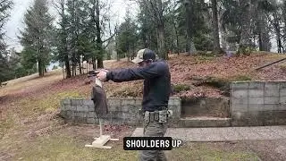 HANDGUN SHOOTING STANCE