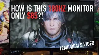 HOW is This 180Hz IPS Gaming Monitor $85? | Temu Deals