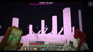 Killing the ender dragon on Minecraft 1.18
