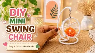 DIY Swing chair |How to make swing chair with old bangles |diy easy home decor 