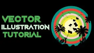 Landscape Vector Art | Vector Illustration on Android | PixelLab Editing Tutorial