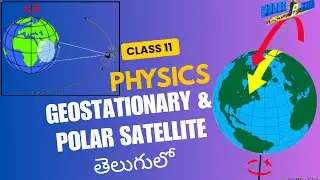 Geostationary and Polar Satellites/ Gravitation Topics/ Class 11 Physics for Intermediate first Year