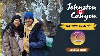 Nature Therapy in Banff: Johnston Canyon Trail Sounds 🌊🌲
