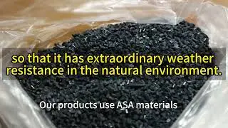 Super weather-resistant, long-lasting ASA resin roof tile