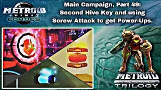 Wii Metroid Prime: Trilogy G109, 2nd Campaign pt49: Backtracking to get 2nd Hive Key & Power-Ups.