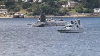 Vanguard submarine on Loch Long in Argyll Scotland 29th July 2020 PT3