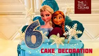 Easy Print frozen Princess Theme Cake Ideas for Birthday 